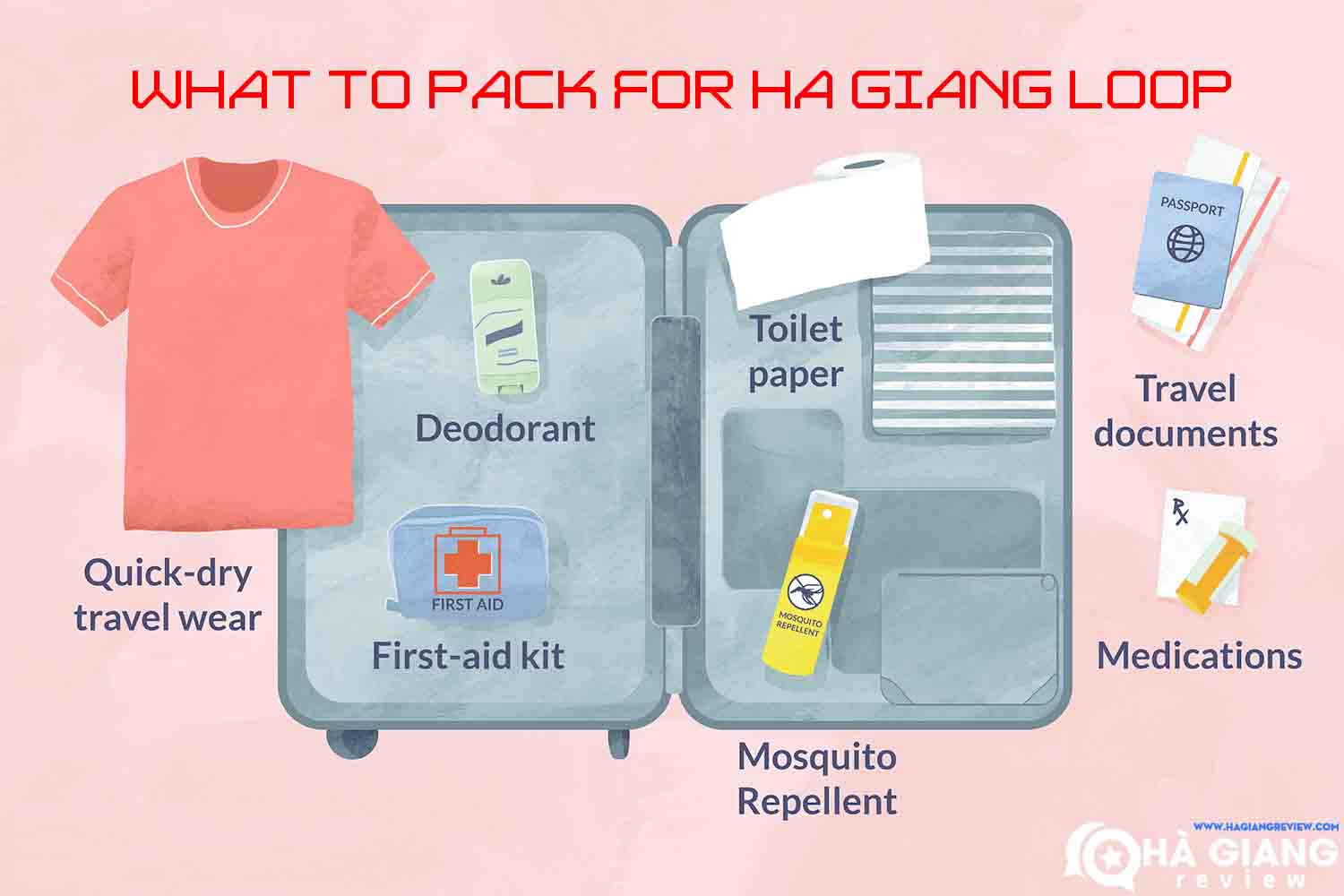 What Should Pack for Ha Giang Loop Tour?